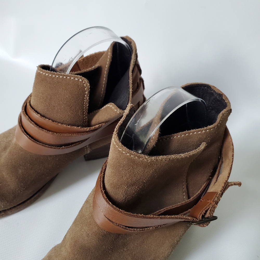 Hand Crafted Handmade Suede Leather Booties - Picture 3 of 11